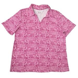 Blair Pink Paisley Printed Polo
